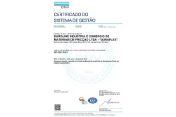 ISO 9001:2015 Certificate